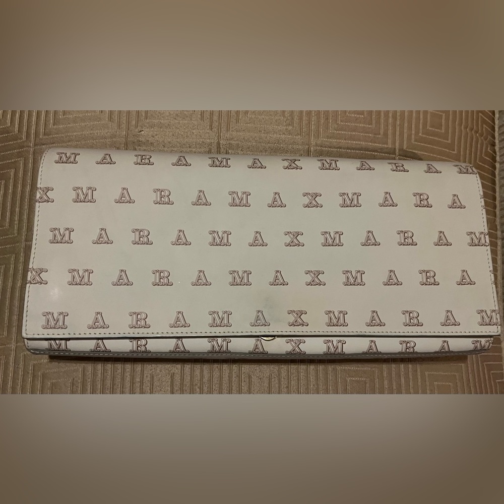 MaxMara Ted calf leather baguette bag